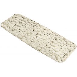 Kleine Wolke Stepstone mata antypoślizgowa 92x36 cm beżowa wzór kamienie 4387202001