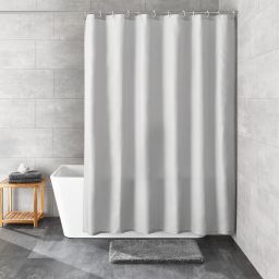 Kleine Wolke Kito zasłona prysznicowa 200x180 cm szara 4937913305