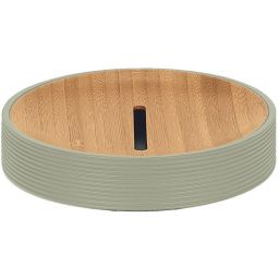 Kleine Wolke Kyoto mydelniczka stojąca zielony/drewno 5079652853