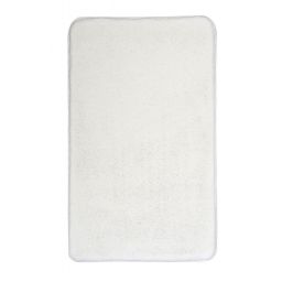 Kleine Wolke Relax dywanik łazienkowy 80x50 cm prostokątny polarny biały 5405115207