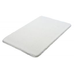 Kleine Wolke Relax dywanik łazienkowy 100x60 cm prostokątny polarny biały 5405115360