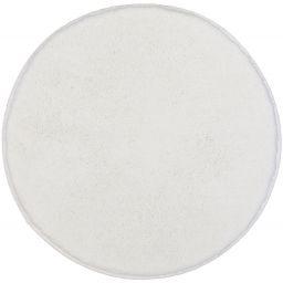 Kleine Wolke Relax dywanik łazienkowy 100x100 cm okrągły polarny biały 5405115521