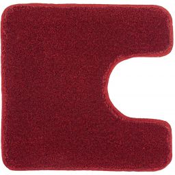 Kleine Wolke Relax dywanik łazienkowy 55x55 cm pod WC czerwony rubin 5405453129