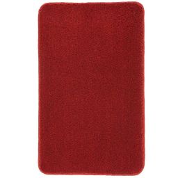 Kleine Wolke Relax dywanik łazienkowy 80x50 cm prostokątny czerwony rubin 5405453207