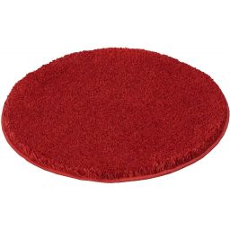 Kleine Wolke Relax dywanik łazienkowy 100x100 cm okrągły czerwony rubin 5405453521