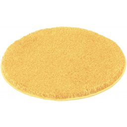 Kleine Wolke Relax dywanik łazienkowy 100x100 cm okrągły żółty mimose 5405553521