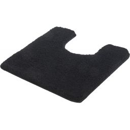 Kleine Wolke Relax dywanik łazienkowy 55x55 cm pod WC poliakryl czarny 5405926129