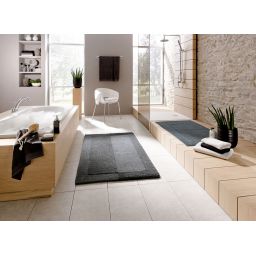 Kleine Wolke Havanna dywanik łazienkowy 120x70 cm prostokątny ciemny szary 5418905225