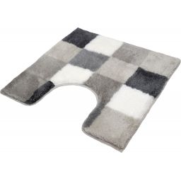 Kleine Wolke Caro dywanik łazienkowy 55x55 cm poliakryl szary 5426179129