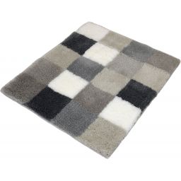 Kleine Wolke Caro dywanik łazienkowy 65x55 cm poliakryl szary 5426179539