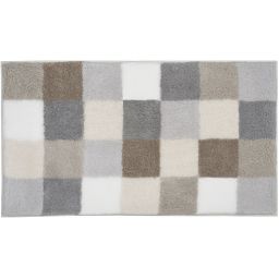 Kleine Wolke Caro dywanik łazienkowy 60x105 cm poliakryl szary/beżowy 5426287382