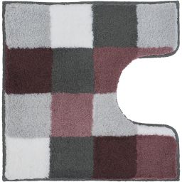 Kleine Wolke Caro dywanik łazienkowy 55x55 cm poliakryl bordowy 5426407129