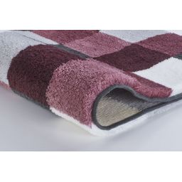 Kleine Wolke Caro dywanik łazienkowy 55x65 cm poliakryl bordowy 5426407539