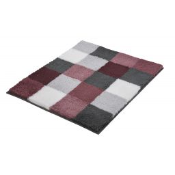 Kleine Wolke Caro dywanik łazienkowy 55x65 cm poliakryl bordowy 5426407539