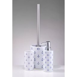Kleine Wolke Anchor szczotka toaletowa stojąca biała/niebieska 5876789856