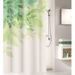 Kleine Wolke Floresta zasłona prysznicowa 180x180 cm wzór liście 5912600344