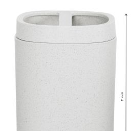 Kleine Wolke Belgrano kubek na szczoteczki z separatorem foggy grey 8614913851