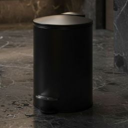 Kleine Wolke Silence kosz na śmieci 3 l czarny mat 8419926858