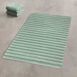 Kleine Wolke Eco Care Yara dywanik łazienkowy 120x70 cm bawełna zielony 9156685225