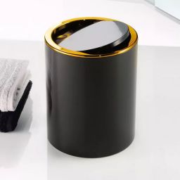 Kleine Wolke Golden Clap kosz na śmieci 5 l czarny 8418926858