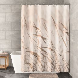 Kleine Wolke Sylt zasłona prysznicowa 180x200 cm beżowa 7818202305