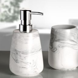 Kleine Wolke Marble dozownik do mydła 350 ml stojący marmur 5854901854