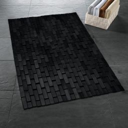 Kleine Wolke Palito mata łazienkowa 70x50 cm czarna 9113926324