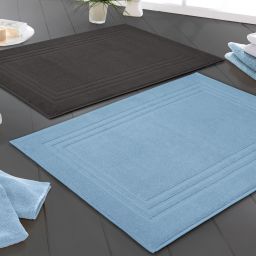 Kleine Wolke Lodge dywanik łazienkowy 80x50 cm bawełna grafitowy 3009912207