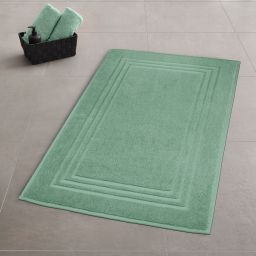 Kleine Wolke Lodge dywanik łazienkowy 80x50 cm bawełna zielony 3009685207