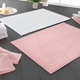 Kleine Wolke Lodge dywanik łazienkowy 80x50 cm bawełna biały 3009114207