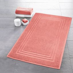 Kleine Wolke Lodge dywanik łazienkowy 80x50 cm bawełna ceglasty 3009327207