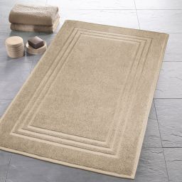 Kleine Wolke Lodge dywanik łazienkowy 80x50 cm bawełna beżowy 3009226207