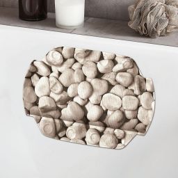 Kleine Wolke Stepstone poduszka antypoślizgowa 32x22 cm szara wzór kamienie 4387202008