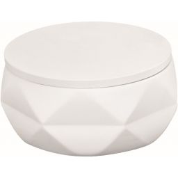 Kleine Wolke Crackle pojemnik łazienkowy biały 8046100873