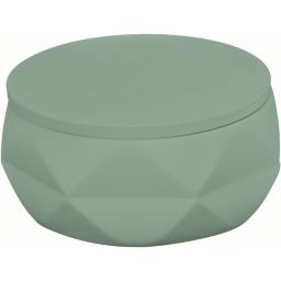 Kleine Wolke Crackle pojemnik łazienkowy zielony 8046685873