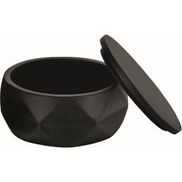 Kleine Wolke Crackle pojemnik łazienkowy czarny 8046926873