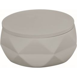 Kleine Wolke Crackle pojemnik łazienkowy szary 8046977873