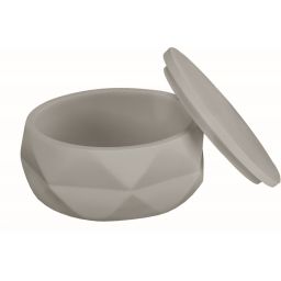 Kleine Wolke Crackle pojemnik łazienkowy szary 8046977873