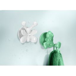 Kleine Wolke Jolly Hooks haczyk na ręcznik podwójny biały 8052100887