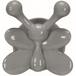 Kleine Wolke Jolly Hooks haczyk na ręcznik podwójny szary 8054977887