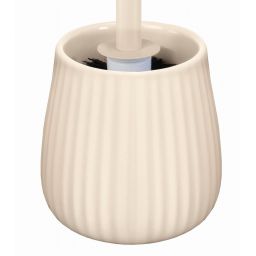 Kleine Wolke Groove szczotka toaletowa stojąca kamionka beż 8091291856