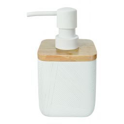 Kleine Wolke Crossover dozownik do mydła 310 ml biały/bambus 8094100854