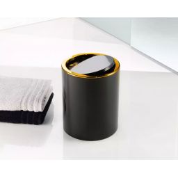 Kleine Wolke Golden Clap kosz na śmieci 5 l czarny 8418926858