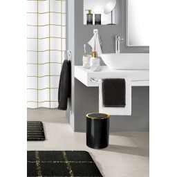 Kleine Wolke Golden Clap kosz na śmieci 5 l czarny 8418926858