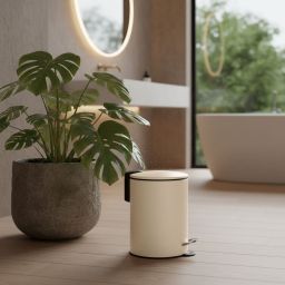 Kleine Wolke Silence kosz na śmieci 3 l Sandbeige mat 8419226858