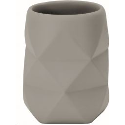 Kleine Wolke Crackle kubek na szczoteczki stojący szary 8430977852