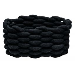 Kleine Wolke Fellone koszyk łazienkowy czarny 8605926060