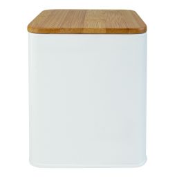 Kleine Wolke Cassone pojemnik łazienkowy biały/bambus 8608100060