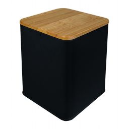 Kleine Wolke Cassone pojemnik łazienkowy czarny/bambus 8608926060