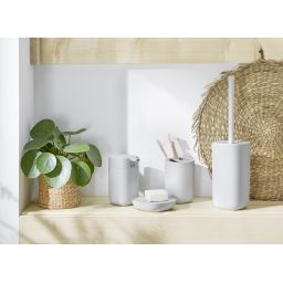 Kleine Wolke Belgrano EcoLiving kubek na szczoteczki stojący Sandbeige 8614226851